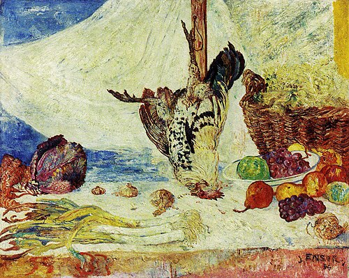 Le coq mort, 1894, James Ensor