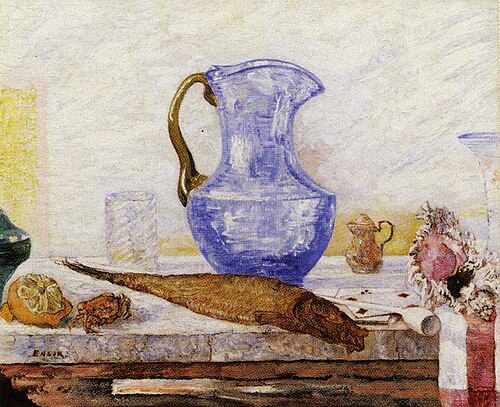 Still Life with Blue Pitcher, 1891, James Ensor