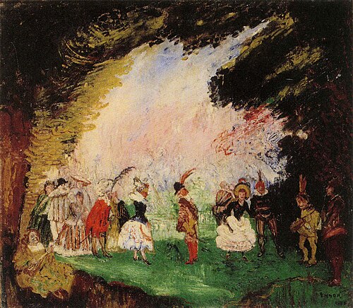 The Garden of Love (Toyota), 1888, James Ensor