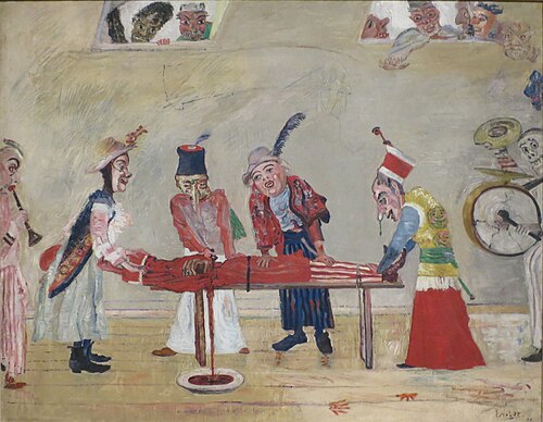 L'assassinat, 1890, James Ensor