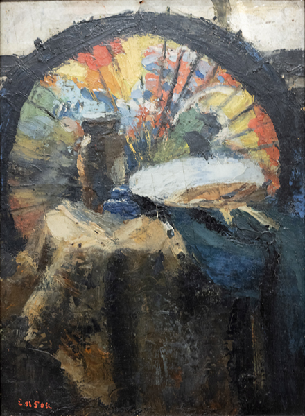 Le parasol, 1880, James Ensor