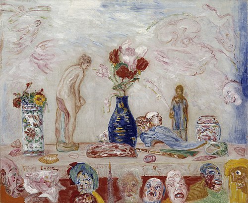 Sous le règne du masque, 1925, James Ensor