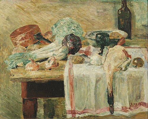 Nature morte au canard, 1910, James Ensor