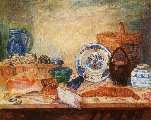 Still Life with Fish and Shells, 1898, James Ensor