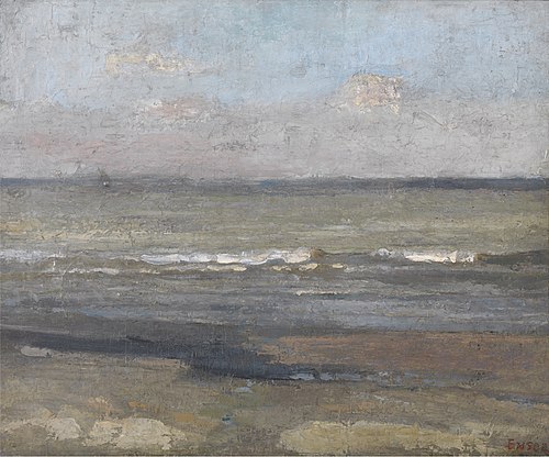 Marine grise, 1880, James Ensor