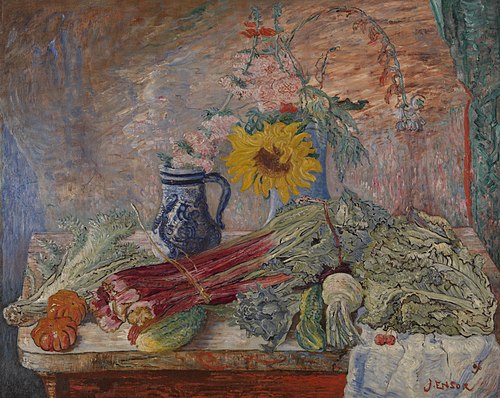 Fleurs et légumes, 1896, James Ensor