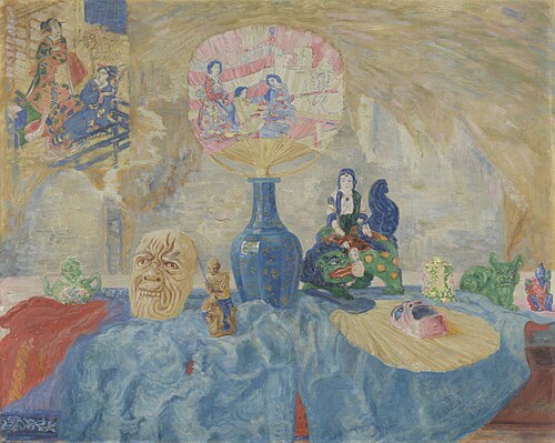 Nature morte avec chinoiseries (1906), 1906, James Ensor
