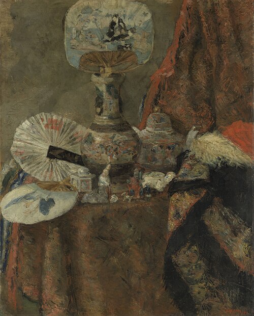Nature morte avec chinoiseries, 1880, James Ensor