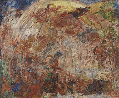 Chute des anges rebelles, 1889, James Ensor