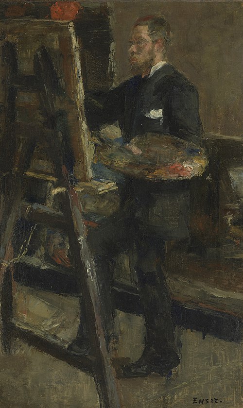 Le peintre Alfred William Finch, 1880, James Ensor