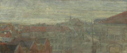 Vue prise en Phnosie, ondes et vibrations lumineuses, 1890, James Ensor