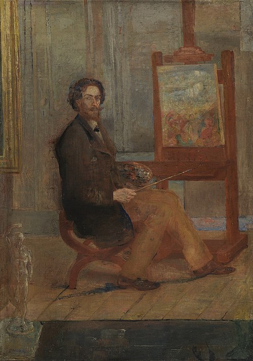 Ensor au chevalet, 1890, James Ensor