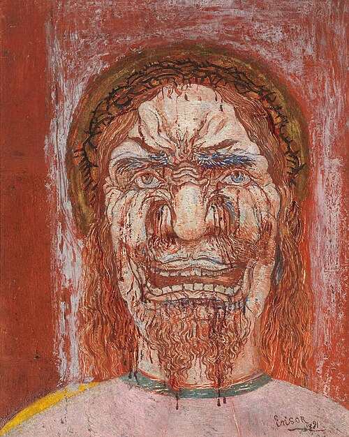 Homme de douleurs, 1891, James Ensor