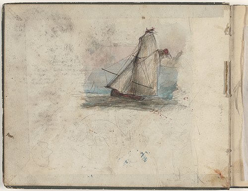 Zeilboot, , James Ensor