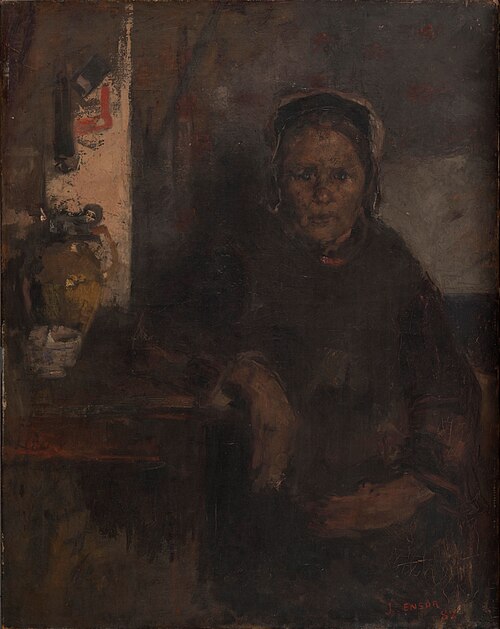 Femme de pêcheur, 1882, James Ensor