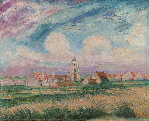 Vue de Mariakerke, 1901, James Ensor