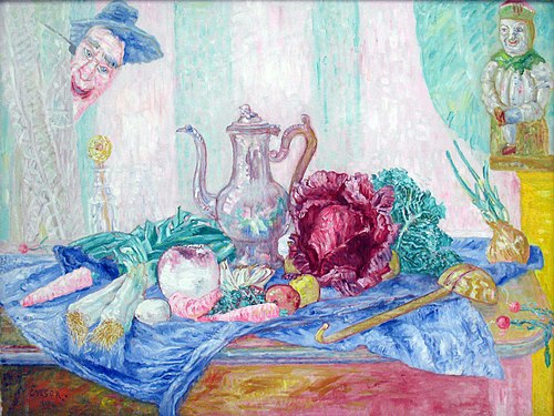 Nature morte au chou, 1921, James Ensor
