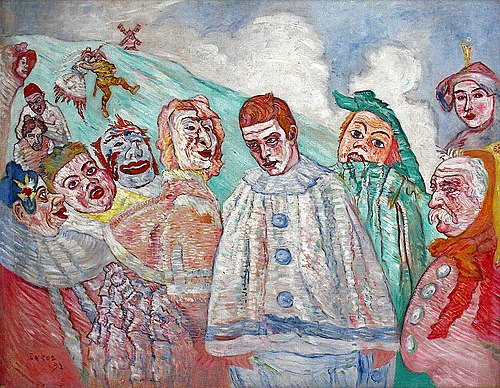 Le désespoir de Pierrot, 1910, James Ensor