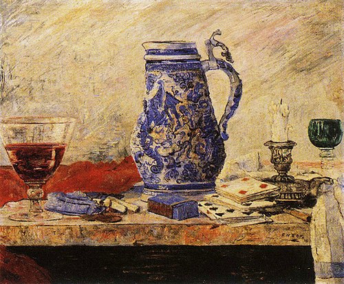 Nature morte au pot bleu, 1890, James Ensor