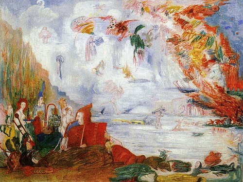 The Tribulations of St. Anthony, 1909, James Ensor