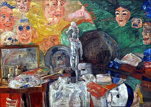 Still Life in the Studio, 1889, James Ensor