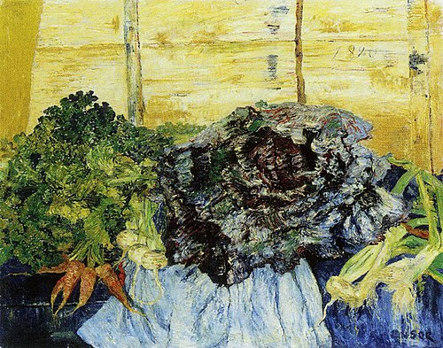 Stillleben mit Rotkohl, 1890, James Ensor