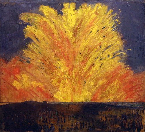 Le feu d'artifice (Fireworks), 1887, James Ensor