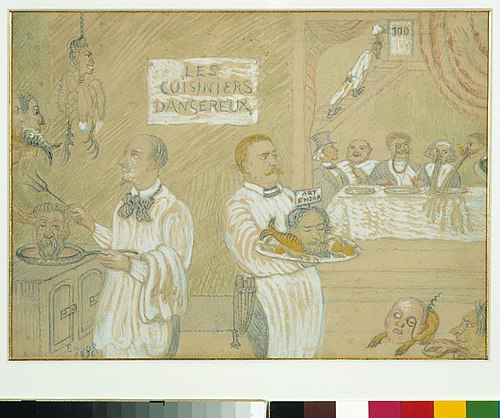 Les Cuisiniers dangereux, 1896, James Ensor