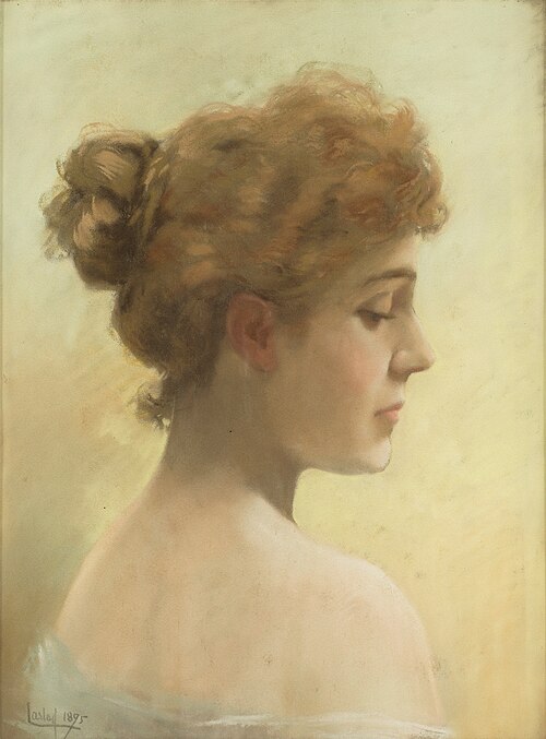 Retrato de María Eulália de Borbón, , Charles Ier de Portugal