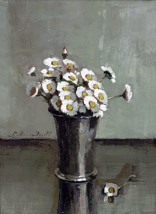 Daisies in a Silver Cup, 1910, Lucie van Dam van Isselt