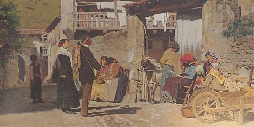 The storytellers, 1880, Pietro Pajetta