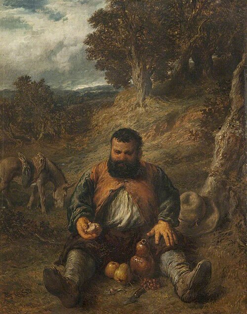 Sancho Panza, 1859, John Gilbert