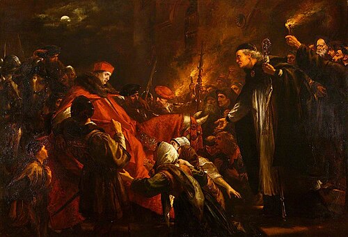 Cardinal Wolsey at Leicester Abbey, 1876, John Gilbert