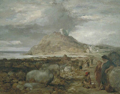 Criccieth Castle, 1878, John Gilbert