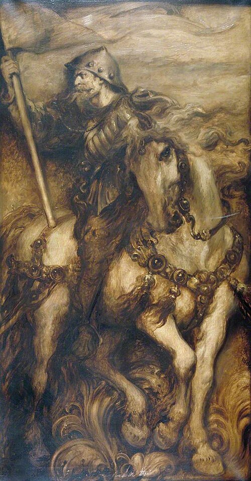 A Standard-Bearer, 1886, John Gilbert