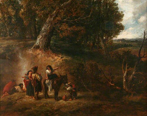 Gipsies, 1883, John Gilbert