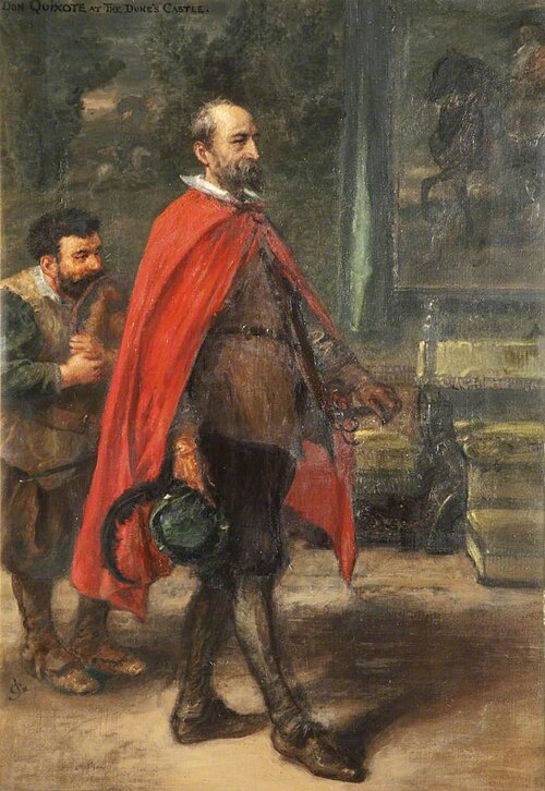 Don Quixote and Sancho at the Castle of the Duke, 1883, John Gilbert