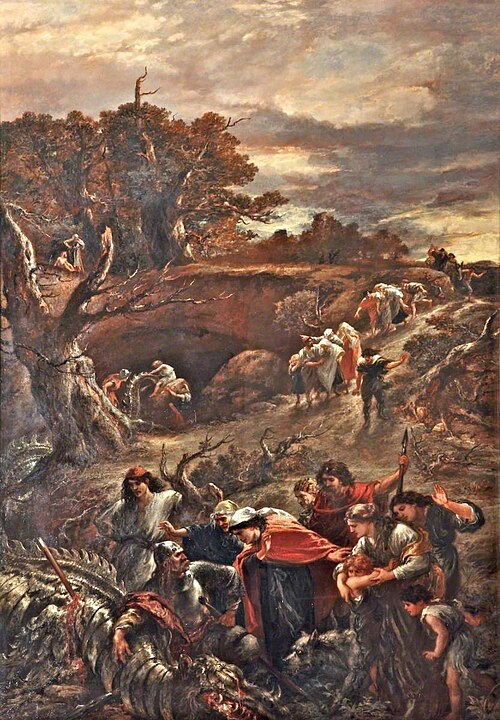 The Slain Dragon, 1885, John Gilbert