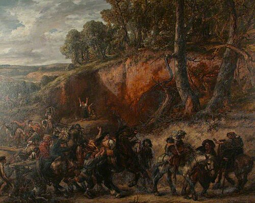 Breaking up the Encampment, 1887, John Gilbert