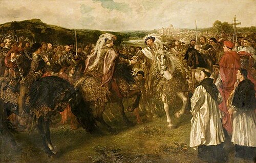 The Field of the Cloth of Gold with Henry VIII and Francis I, 1520, , John Gilbert