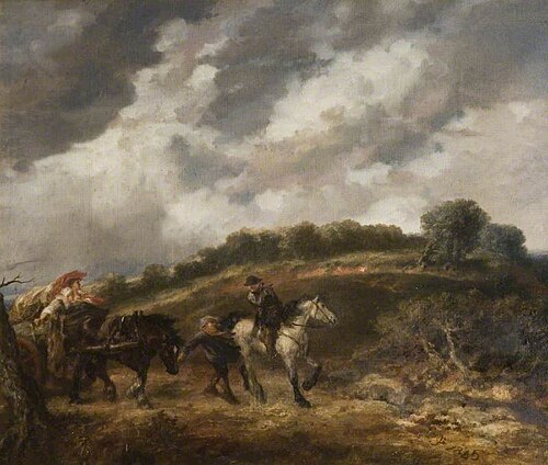 A Windy Day, 1885, John Gilbert