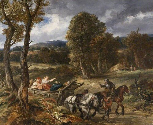 The Baggage Wagon, 1884, John Gilbert