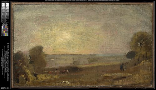 Dedham Vale from the Road to East Bergholt, Sunset, 1810, John Constable