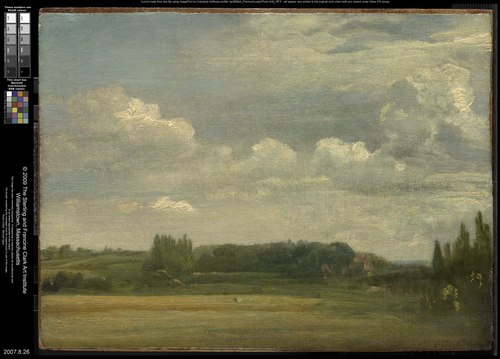 East Bergholt Common, View toward the Rectory, 1813, John Constable