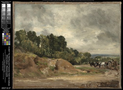 Sandbanks and a Cart and Horses on Hampstead Heath, 1822, John Constable