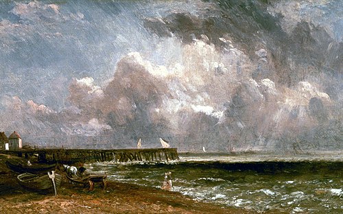 Yarmouth Pier, 1822, John Constable