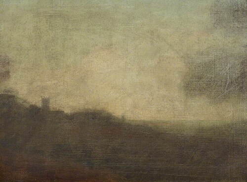 Landscape Study (verso), 1790, John Constable