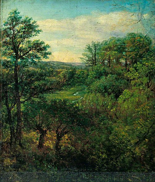 Valley Scene with Trees, 1802, John Constable