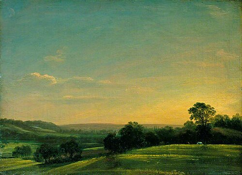 Dedham Vale, Evening, 1802, John Constable