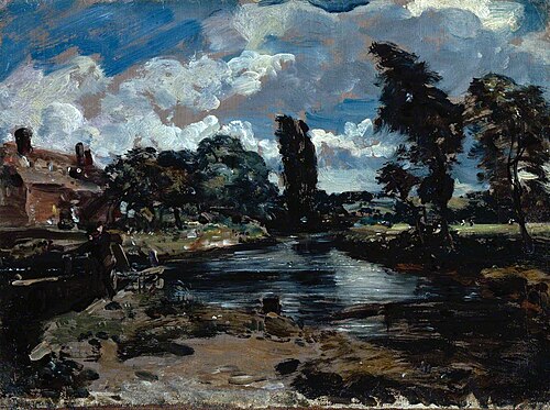 Flatford Mill from a Lock on the Stour, 1811, John Constable